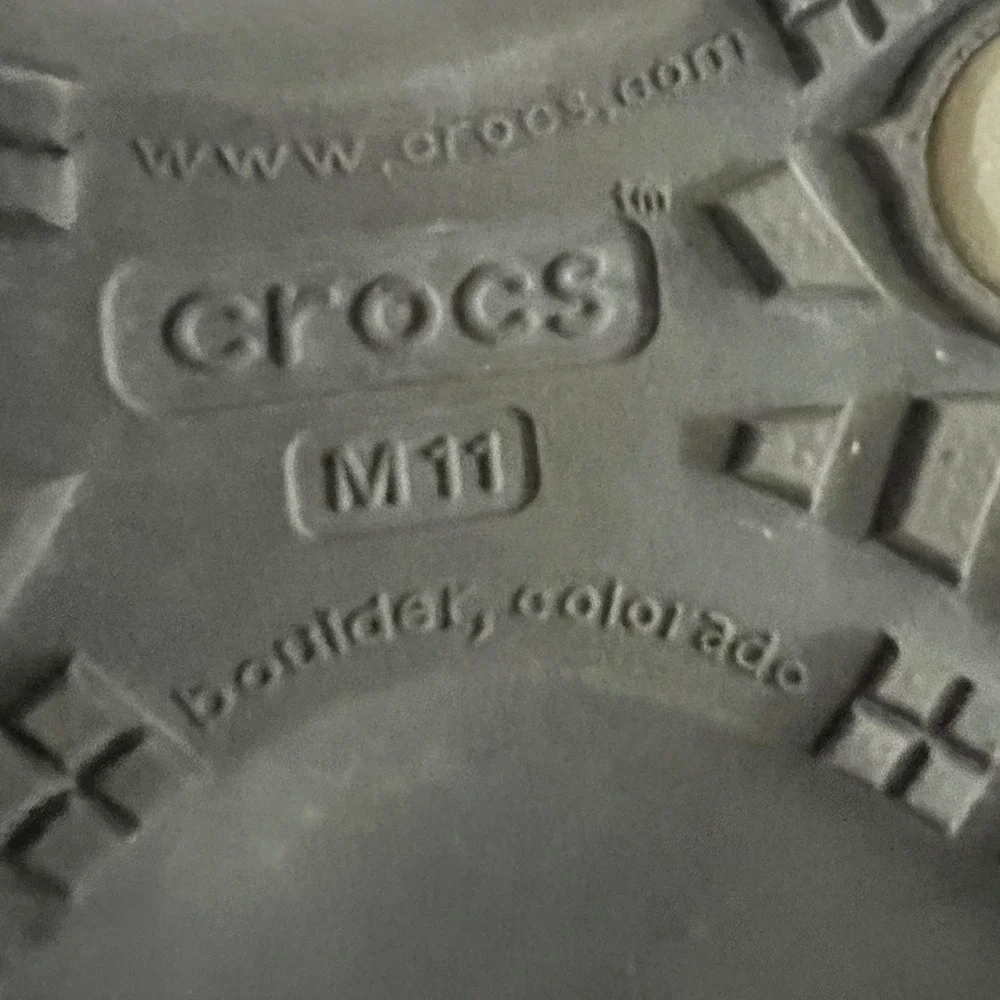 Crocs Athens Flip Flops Brown Tan Dual Comfort Sandals Mens 11